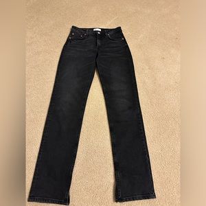 black zara jeans